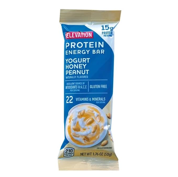 🍪🤩 4-PACK Irresistible Gluten-Free Cookie Dough &amp Yogurt Honey Protein Bars! 🌟💪 4 Boxes 32 Bars of Tasty Energy Boosts – Perfectly Sweet &amp Satisfying! 📦🎉15 grams of protein and 22 key v