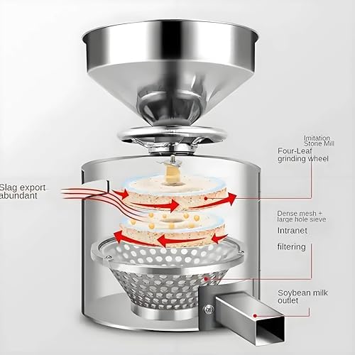 Peanut Butter Maker Machine - 1100W Electric Nut Grinder for Groundnuts Almonds Cashews &amp Sesame - Versatile Grain and Sauce Grinding Appliance