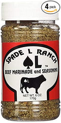 Spade L Ranch Beef Marinade and Seasoning 6 Oz. (4 Bottles 6 Oz)