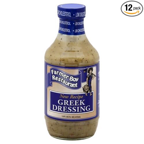 House Recipe Dressings Greek 16 oz (Pack of 12)