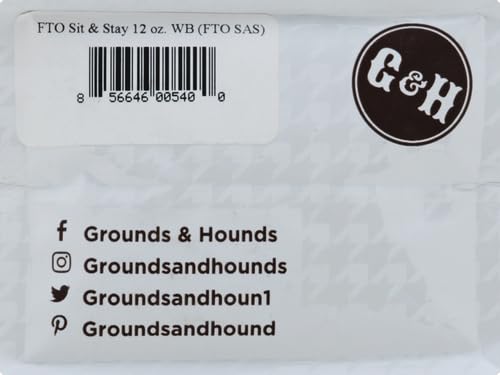 GROUNDS &amp HOUNDS Sit and Stay Coffee Whole Bean 12 OZ