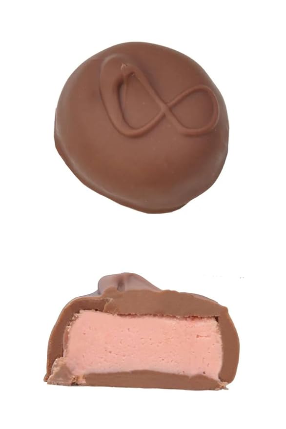 Mrs. Cavanaugh's 1 lb Raspberry Cream Mixed (Milk 65% &amp Dark 35%) Chocolate