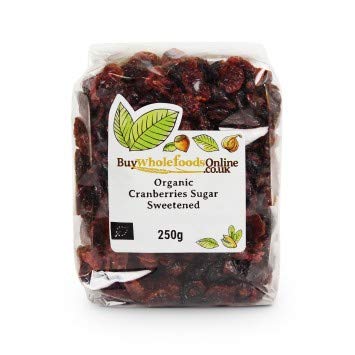 Buy Whole Foods Organic Dried Cranberries (250g)