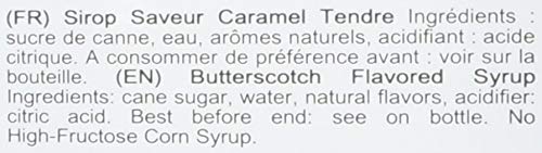 1883 Butterscotch for Drinks Made in France 1 Liter Glass Bottle
