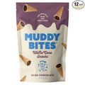 Muddy Bites Waffle Cone Snacks Dark Chocolate Flavor The Best Bite Over &amp Over Again Kosher Non-GMO 2.33 Ounce (Pack of 12)