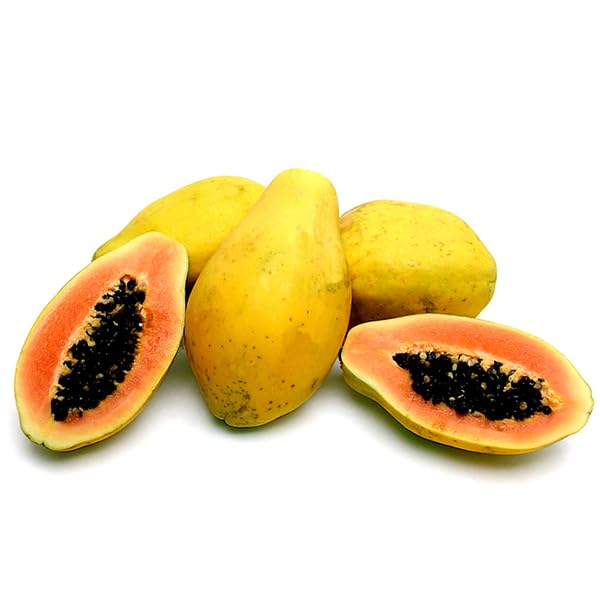 RawJoy Fresh Strawberry Papaya Whole Exotic Fruit 1 Pound