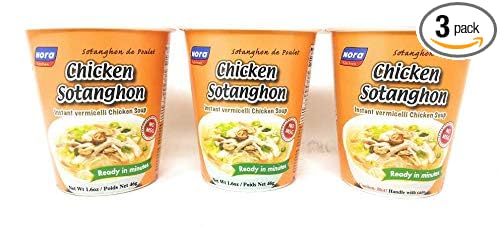 Nora Kitchen Chicken Sotanghon Instant Vermicelli Chicken Soup46g 3 Pack