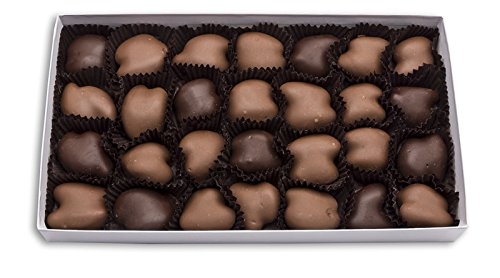 Mrs. Cavanaugh's 2 lb Brazil Cluster Mixed (Milk 65% &amp Dark 35%) Chocolate
