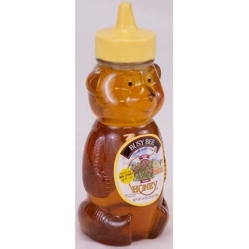 Honey Busy Bee Clover Squeeze Bear 12 Case 12 Ounce by Golden Heritage Foods
