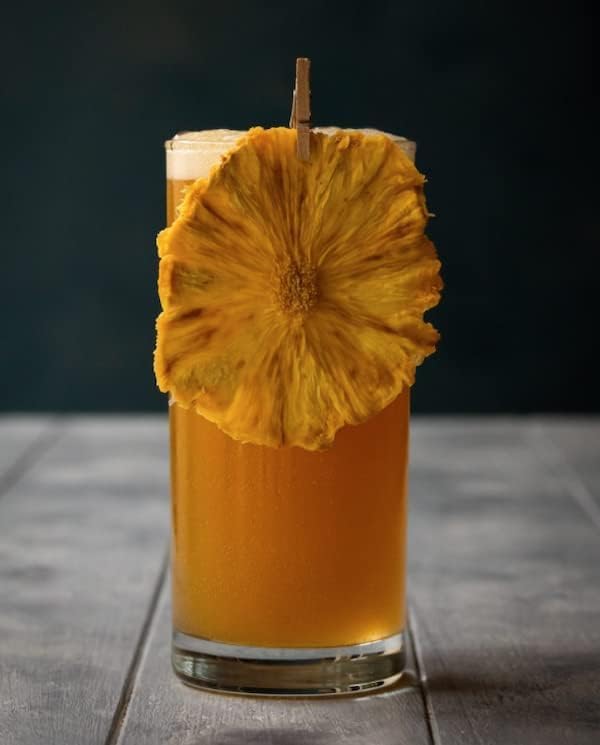 Dehydrated Dried Orange Slices (100g) &amp Dehydrated Dried Pineapple Slices Flowers (100g) For Cocktails Snacking Baking Cakes Cooking | No Added Sugar