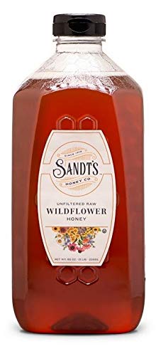 Sandt's Unfiltered Raw Wildflower Honey (80 oz) 5 lb. jar