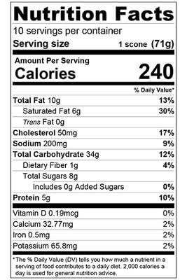 Women's Bean Project Cream Scone Baking Mix 25.4 oz (Pack of 10)