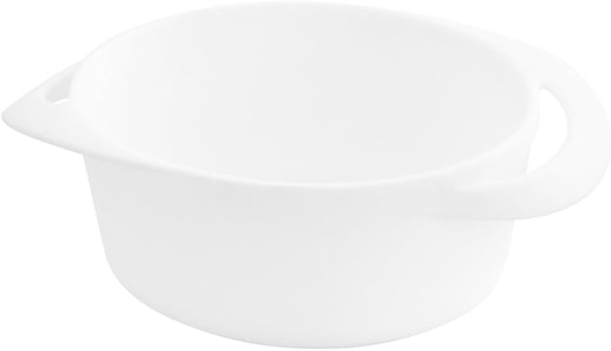 Restaurantware-3 Ounce Mini Serving Dishes 100 Disposable Mini Appetizer Dishes - Built-In Handles Rectangle White Plastic Mini Casserole Dishes Serve Snacks or Desserts
