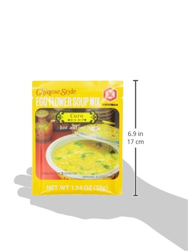 Kikkoman Corn Instant Egg Flower Soup 1.3-Ounce (Pack of 12)