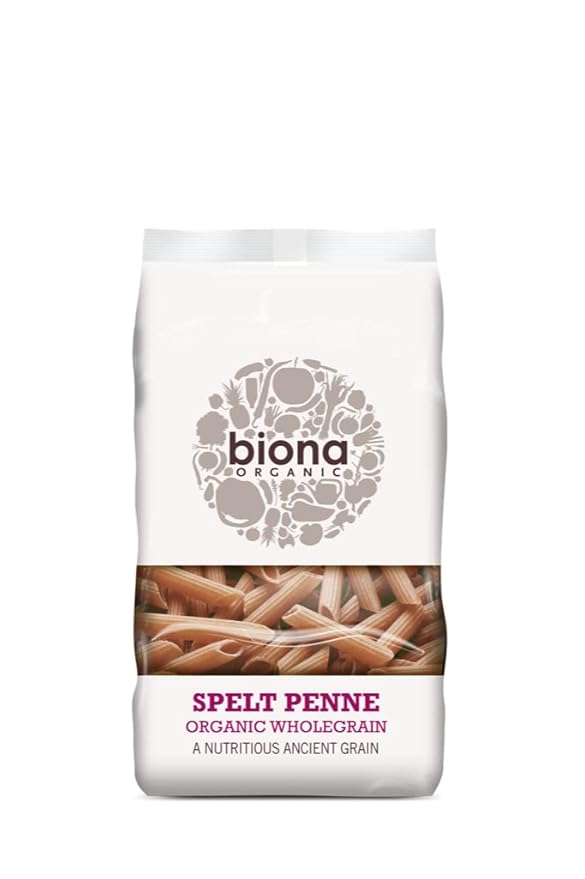 Biona Organic Wholemeal Spelt Penne 500g-2 Pack