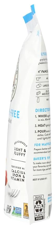 King Arthur Flour Gluten Free Pancake Mix 15 oz (Pack of 4)