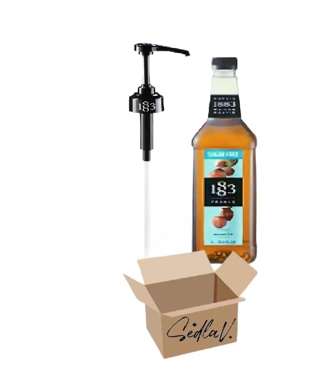 SEDLAV Bundles1883 Maison Routin Sugar Free Hazelnut Syrup with 1883 Pump (Pack of 1)