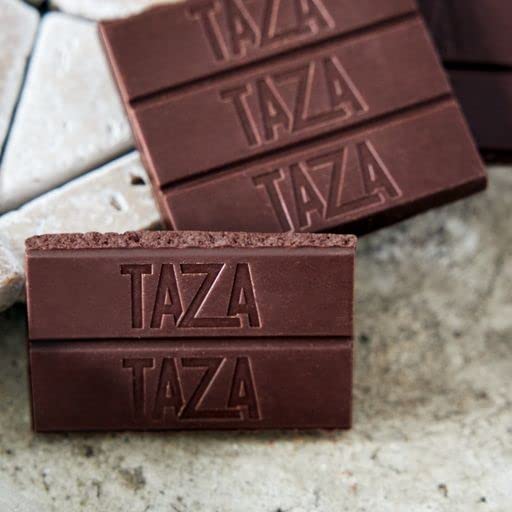 Taza Chocolate Organic Amaze Bar 70% Stone Ground Deliciously Dark 2.5 Ounce (10 Count) Vegan