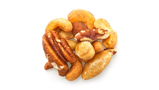 Yupik Deluxe Roasted Unsalted Nut Mix 2.2 lb (35.2 oz) Vegan Gluten Free Cholesterol Free Salt Free A Blend of Brazil Nuts Almonds Cashews Hazelnuts &amp Pecans Healthy Snacks