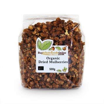 Buy Whole Foods Organic Dried Mulberries (500g)