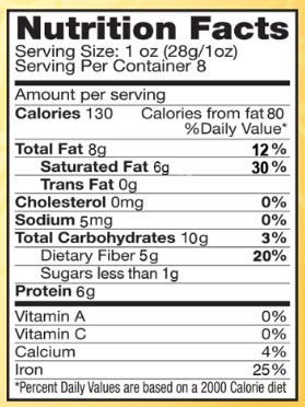 Pure Natural Miracles Cacao Powder - Organic Raw Unsweetened Cocoa - 8 oz