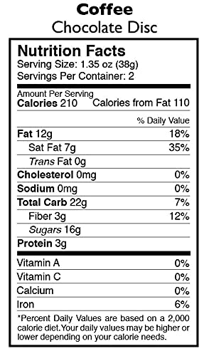 Taza Chocolate Organic Mexicano Disc 55% Dark Chocolate Coffee 2.7 Ounce (12 Count) Vegan