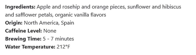 Elmwood Inn Fine Teas Orange Vanilla Caffeine-free Fruit Infusion 16-Ounce Pouch