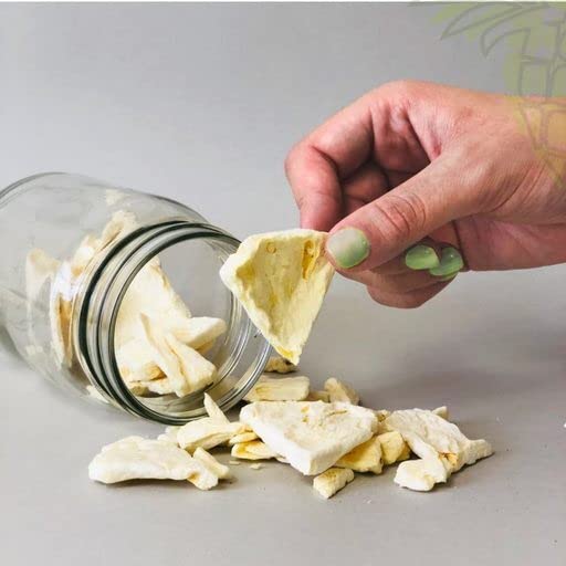 LioMart Dry fruit Snacks- Freeze dried Pineapple. Delicious Natural and Healthy Fruit with no added sugar. Perfect dried fruit for snack backing smotthies topping breakfast and more. 10 Pack box