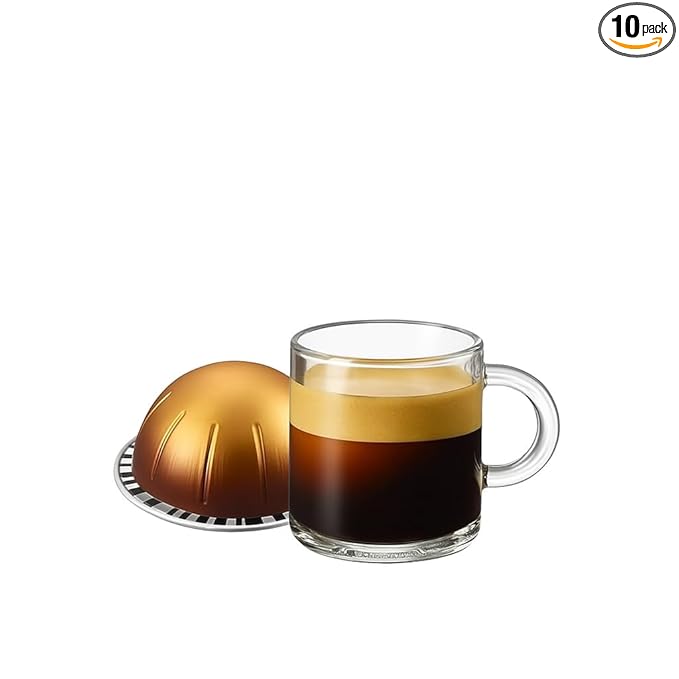 Double Espresso Dolce10 Coffee Capsules Espresso Brews 80ml / 2.7 Ounce 10Capsules Pods Pack of 1