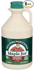 M.aple Joe Organic Dark Maple Syrup 32 oz (Pack of 6)