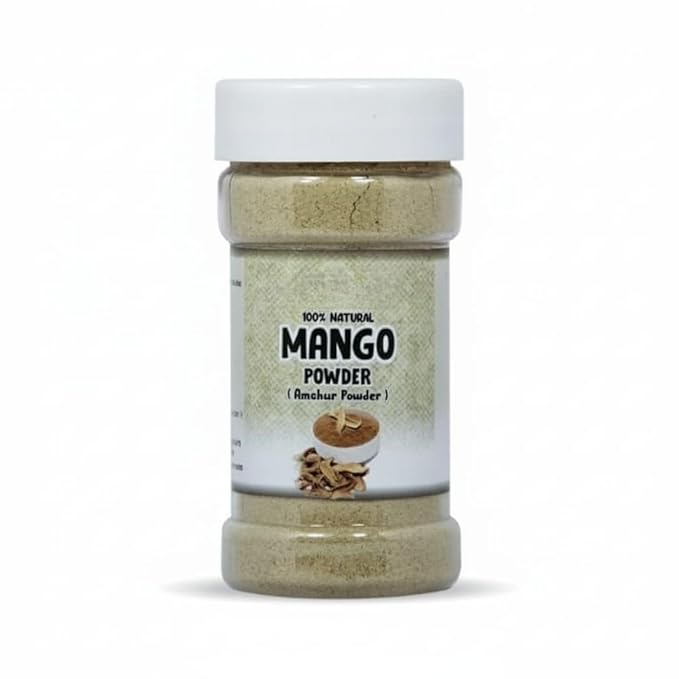 Organically Grown Dry Mango Powder a Cooking and Kitchen Essential KhataiAmchur Mango Powder All-Natural Flavor -150 gm