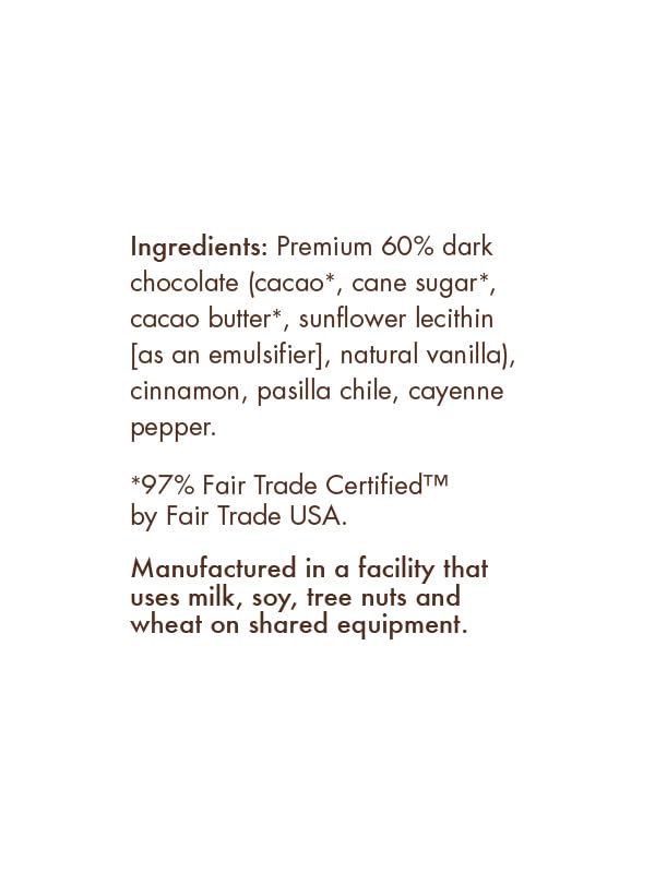 Chuao Chocolatier Spicy Maya Dark Chocolate Bars | Gourmet Cinnamon Cayenne Artisan No Preservatives | 24 Pack (0.39 oz each)