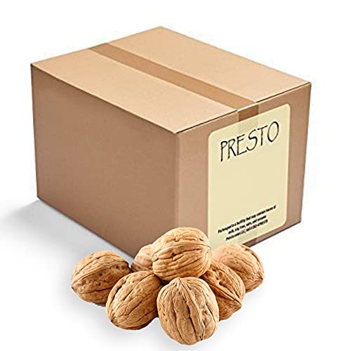 Presto Sales Walnuts Current New Crop huge In shell 10 lbs Grown in California Natural Healthy Snack For The Whole Family Low-Carb &amp Easy to Crack Healthy Vegan