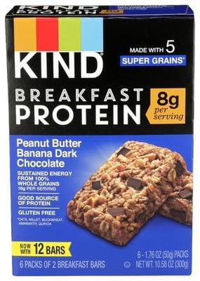 Kind Bar Beef Protein Peanut Butter Bean Dark Chocolate 10.58 oz (Pack of 5)