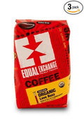 Equal Exchange Organic Coffee Love Buzz Whole Beans 3 - 12 oz Bags