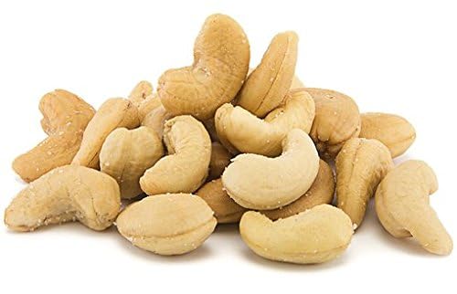 Whole Fancy Cashews Salted and Roasted with Sea Salt 42 oz Jar Heart Healthy Protein Snack Vegan Keto Gluten-Free (2 Pack)