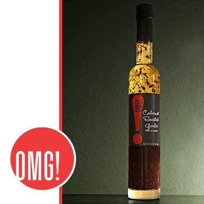 OMG!: Delicious Dipping Oil | As found in Pike Place Market | Perfect for breads veggies salads and marinades. (Cabernet Roasted Garlic Marinade 375ml/12.7oz)