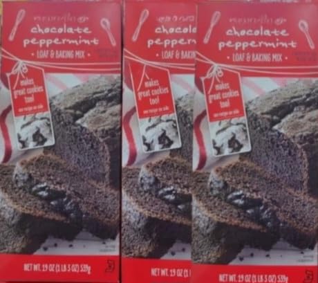 Chocolate Peppermint Baking mix Net Wt. 16 Oz (3 Pack Peppermint)