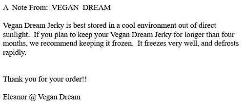 Vegan Dream Jerky - Sampler Variety 8 Pack