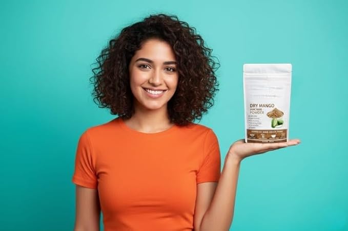Dry Mango Powder a Cooking and Kitchen Essential Amchur Mango Powder All-Natural Flavor -100 gm