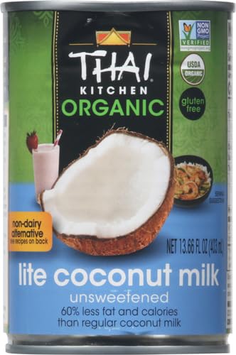 Thai Kitchen Organic Lite Coconut Milk 13.66 fl oz (Pack of 4)