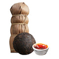 500g of ripe Pu 'er tea (5 pieces * 100g) 17.6oz tuocha wrapped in bamboo leaves