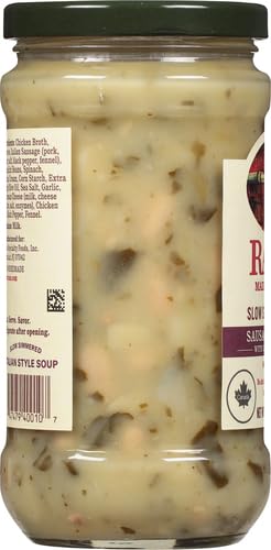 Rao's Made for Home Sausage &amp Potato Soup 16oz Real Vegetables Traditional Italian Heat and Serve Soup (Pack of 6)