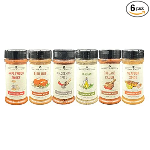 Gourmet Warehouse Spice Collect Variety Pack - 6 Jars - No MSG No HFCS