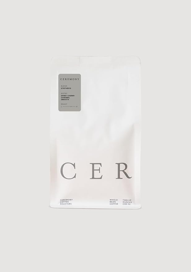 Ceremony Coffee Roasters - House Coffees Roast Variety Pack - Specialty Ground Coffee Antithesis Synthesis &amp Thesis Blends- 3 x 12oz bags (Espresso - Fine Grind)