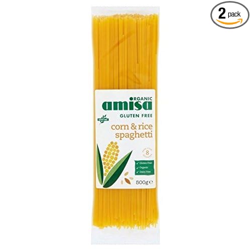 Amisa Organic Gluten Free Corn &amp Rice Spaghetti 500g - Pack of 2