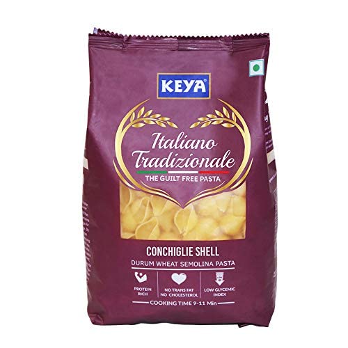METREY Durum Wheat Pasta Combo | Penne Rigate Pasta x 1 Conchiglie Shell Pasta x 1 | Pack of 2 x 500 Gm