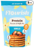 Generic F.lourish Mix Pancake &amp Waffle Vanilla Protein 16 oz (Pack of 8)