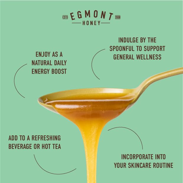 Egmont Honey Manuka Honey MGO 265+ UMF 10+ 500g | NON-GMO Kosher Recycled plastic jar Traceable 100% Pure &amp Raw Authentic New Zealand Honey