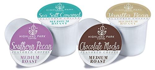 Highland Park Coffee Single Serve Coffee Pods Compatible with Keurig K Cup Brewers Flavored Variety 80 Count